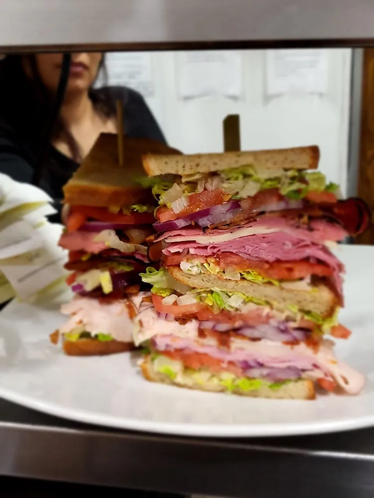 Cuzins Colossal Club Sandwich